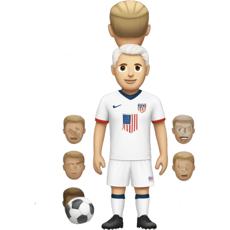 USA white man soccer emoji