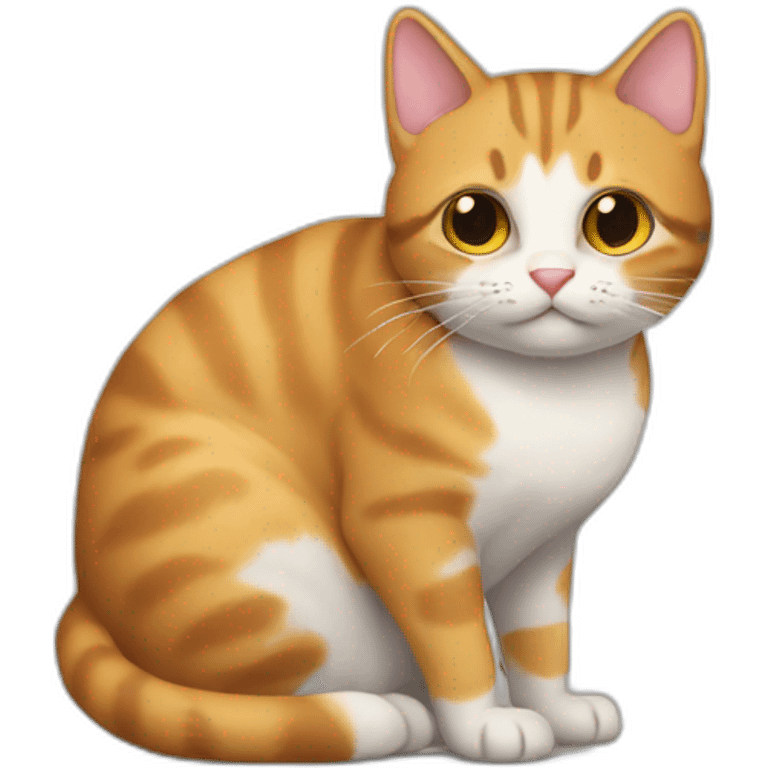 Caca con en gato emoji