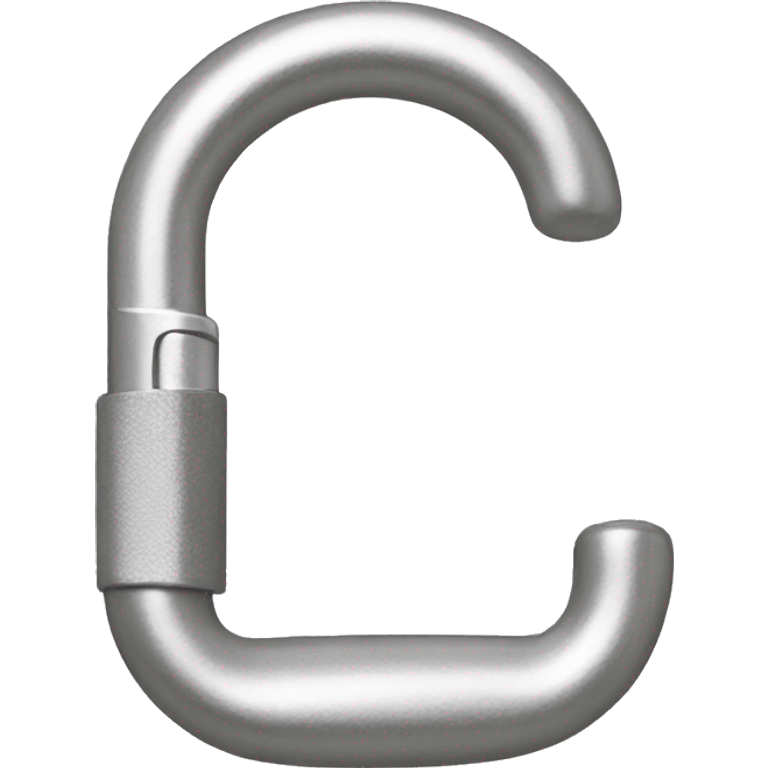 silver carabiner  emoji