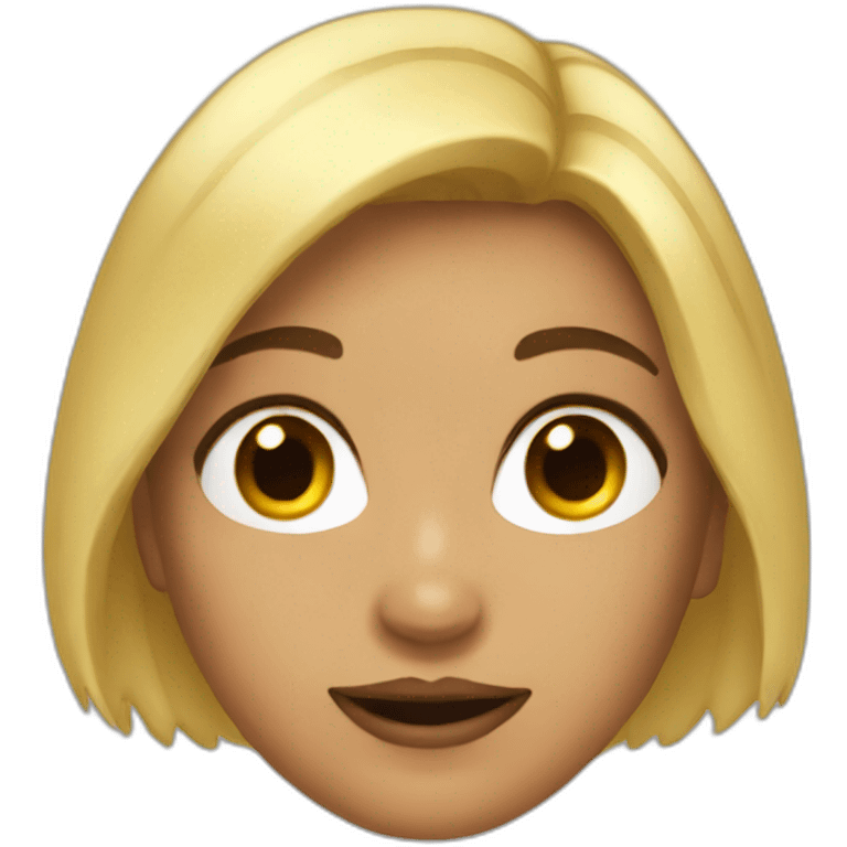 Femme chauve emoji