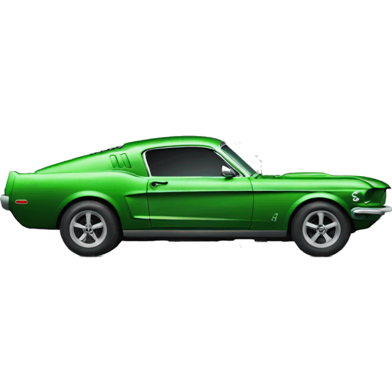 Green mustang bullet emoji