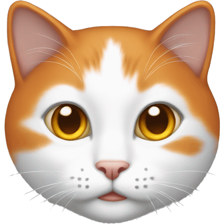 White and orang female cat emoji