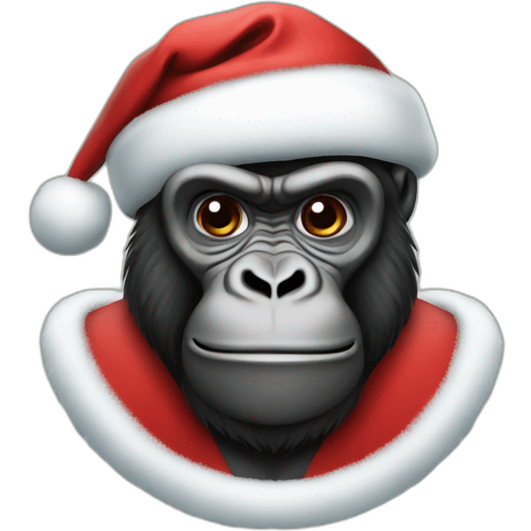 Gorilla santa emoji