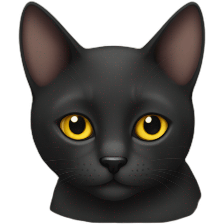 Gato negro emoji