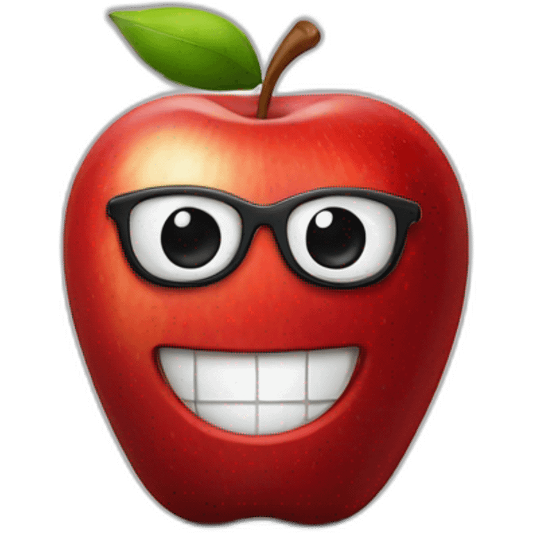 red apple wall street emoji