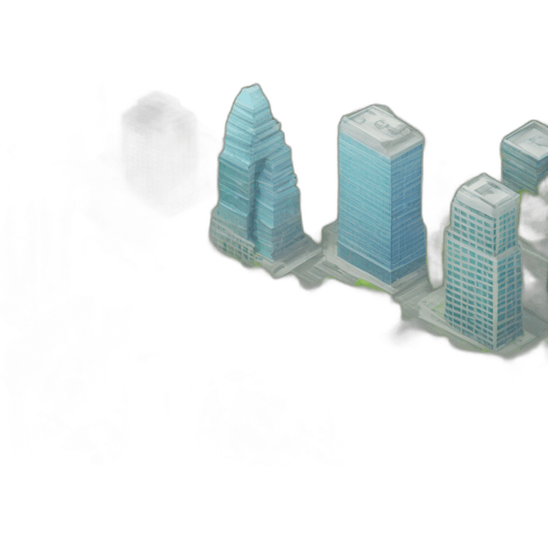 city wigh skyscrapers emoji