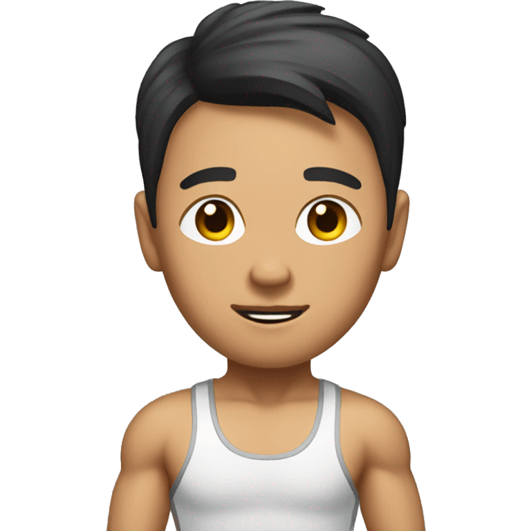 asian Fitness trainer emoji