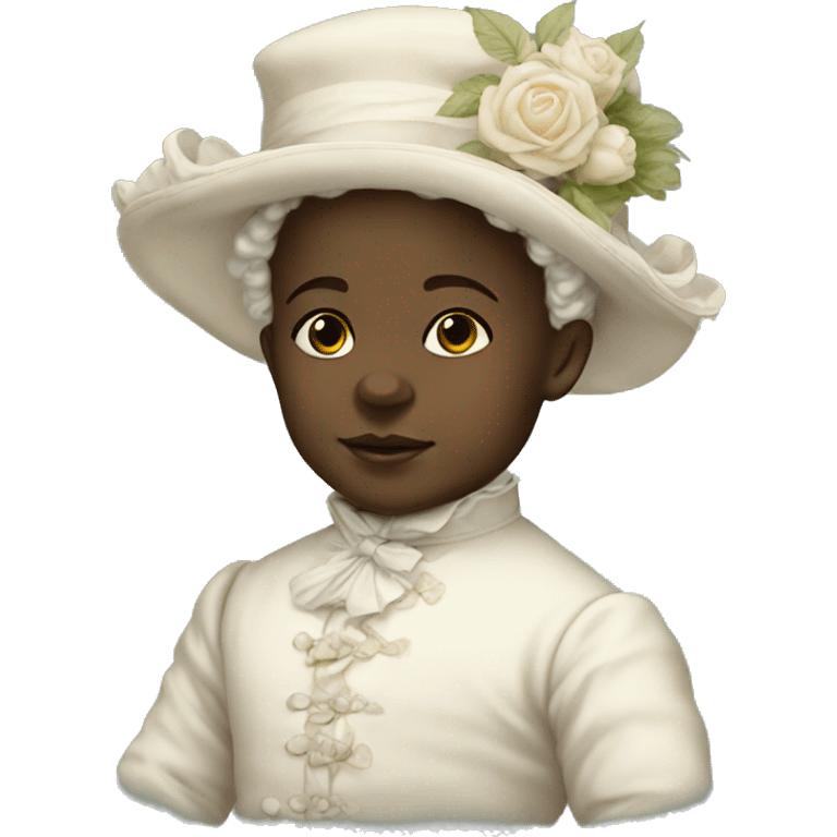 victorian white baby emoji