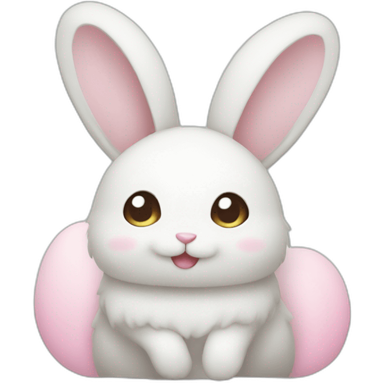 kawaii bunny emoji