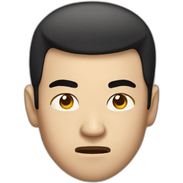 mean chinese guy emoji