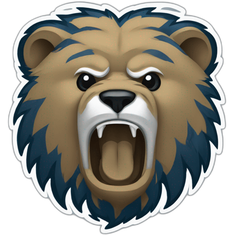 Memphis grizzlies mascot logo emoji