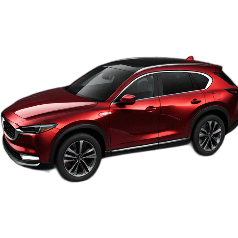 Red CX-8 has black roof career emoji