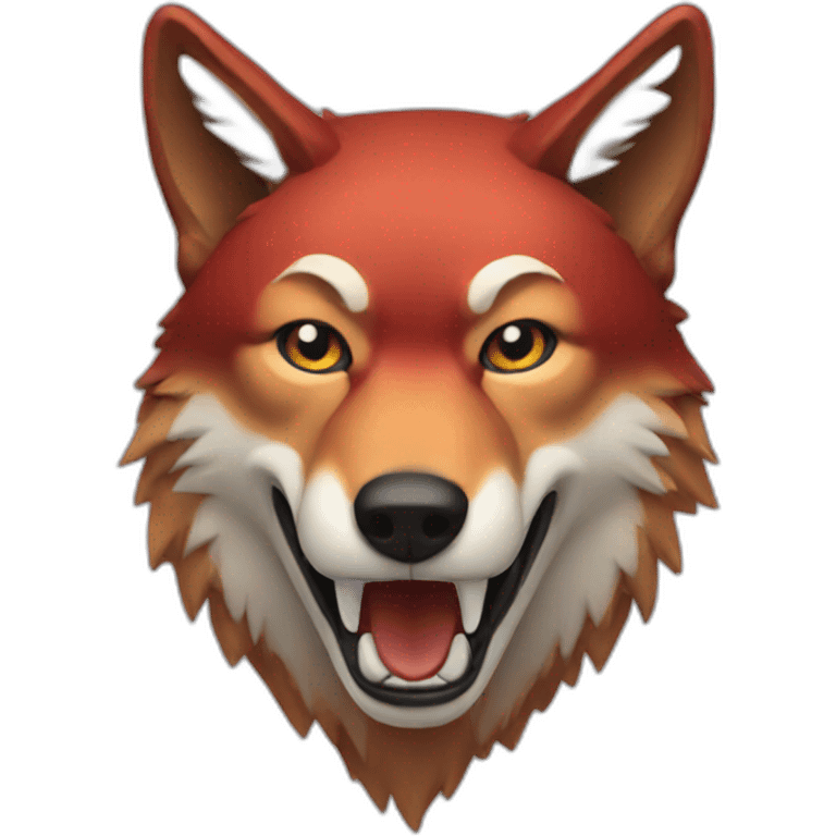 red wolf head emoji