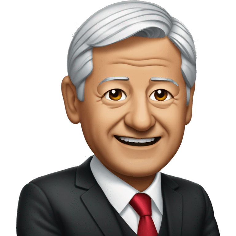 Presidente de Mexico Andres Manuel Lopez Obrador emoji