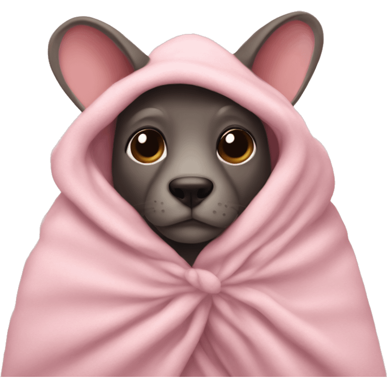 🐀 in soft pink a blanket emoji