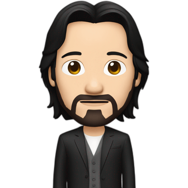 Keanu reeves in dress emoji