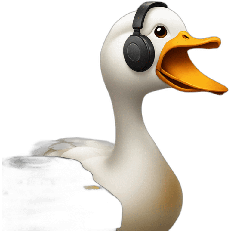 goose djing emoji