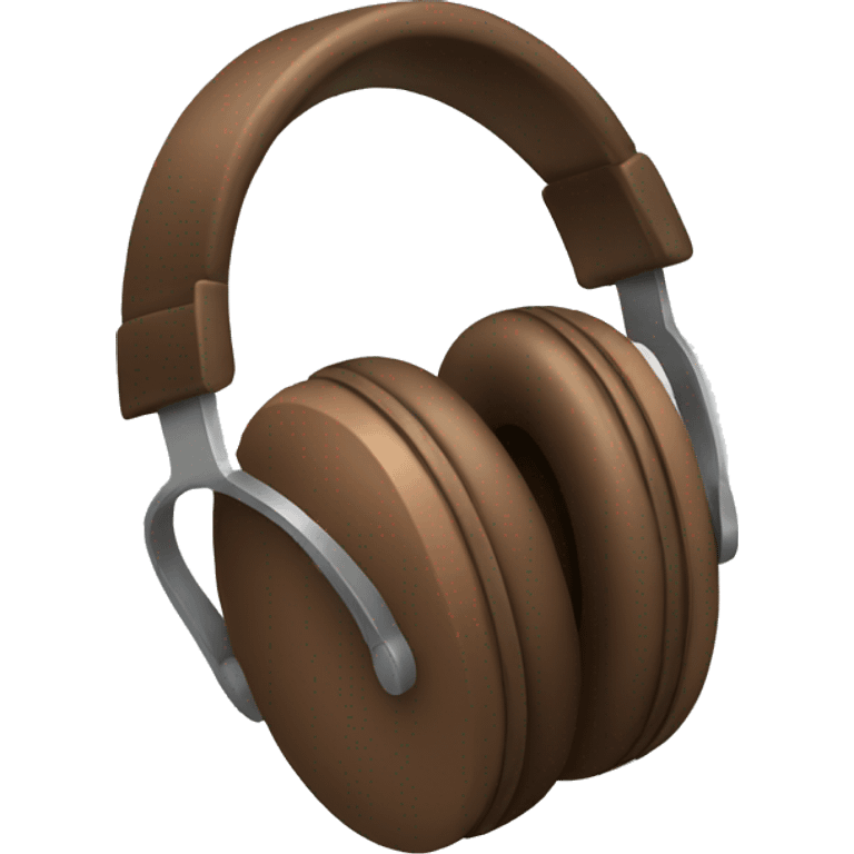 brown Headphones emoji