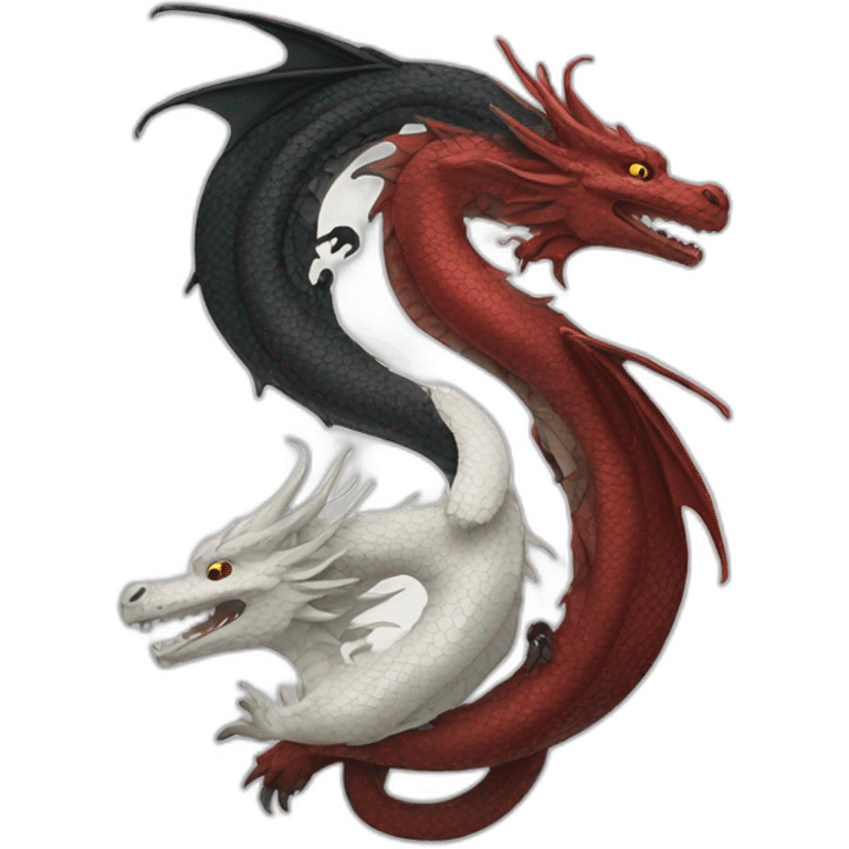 dragon ying yang emoji