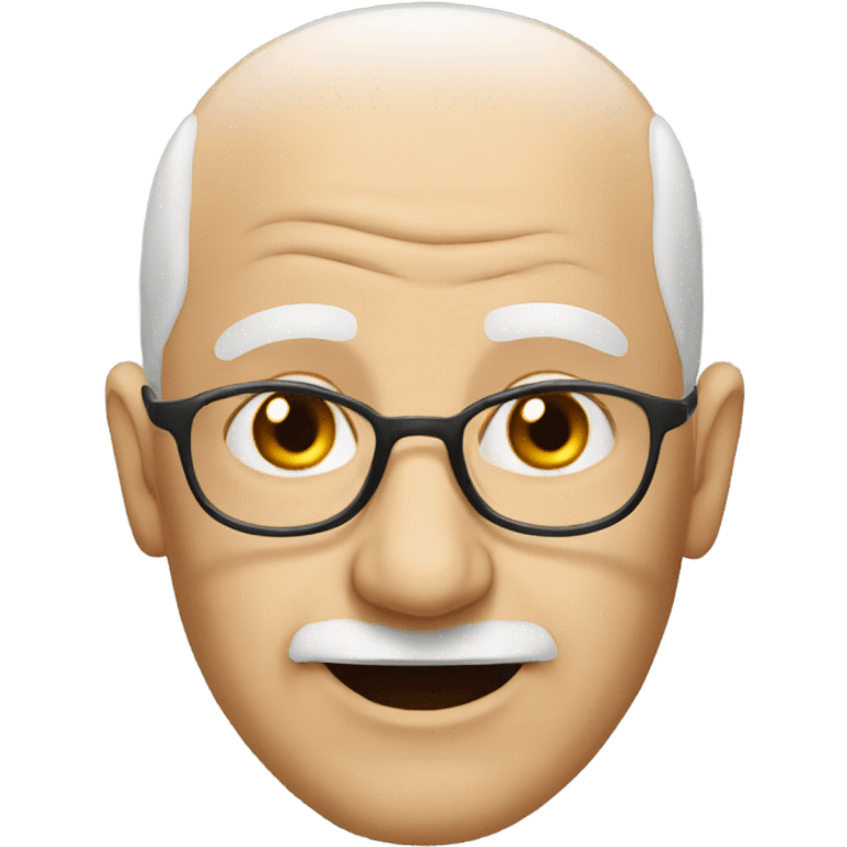 bald old man emoji