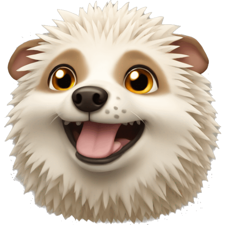 Hedgehog dog  emoji