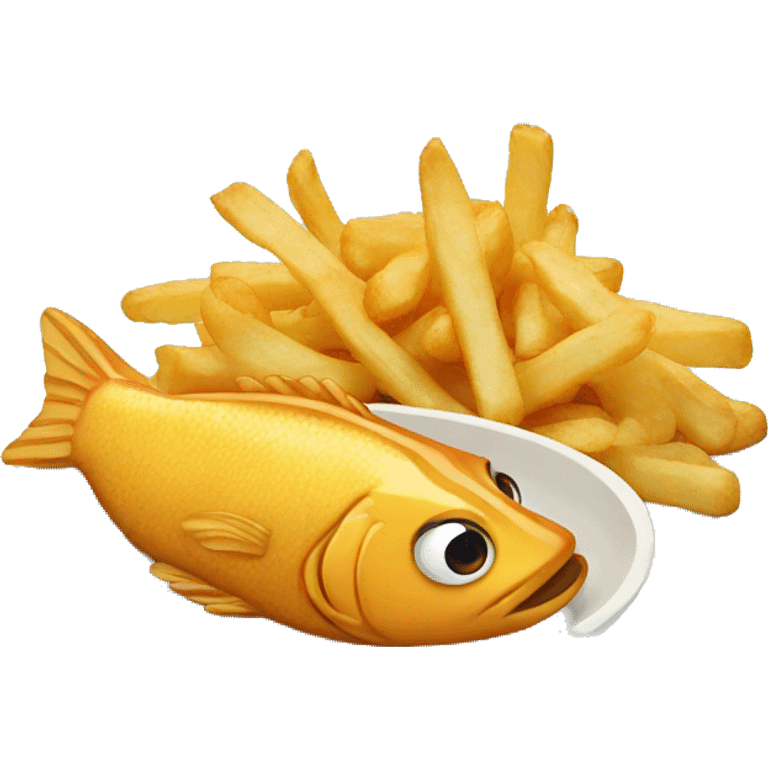 fish and chips  emoji