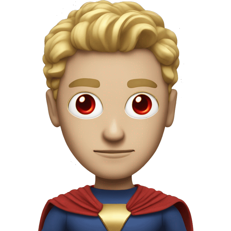 homelander with laser red eyes emoji