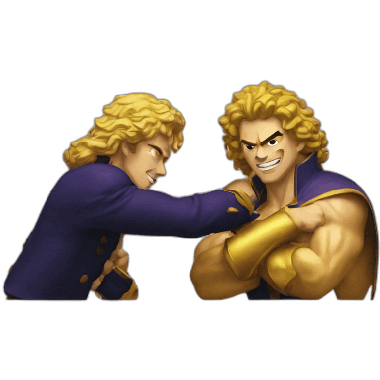 Dio Blando and The World emoji