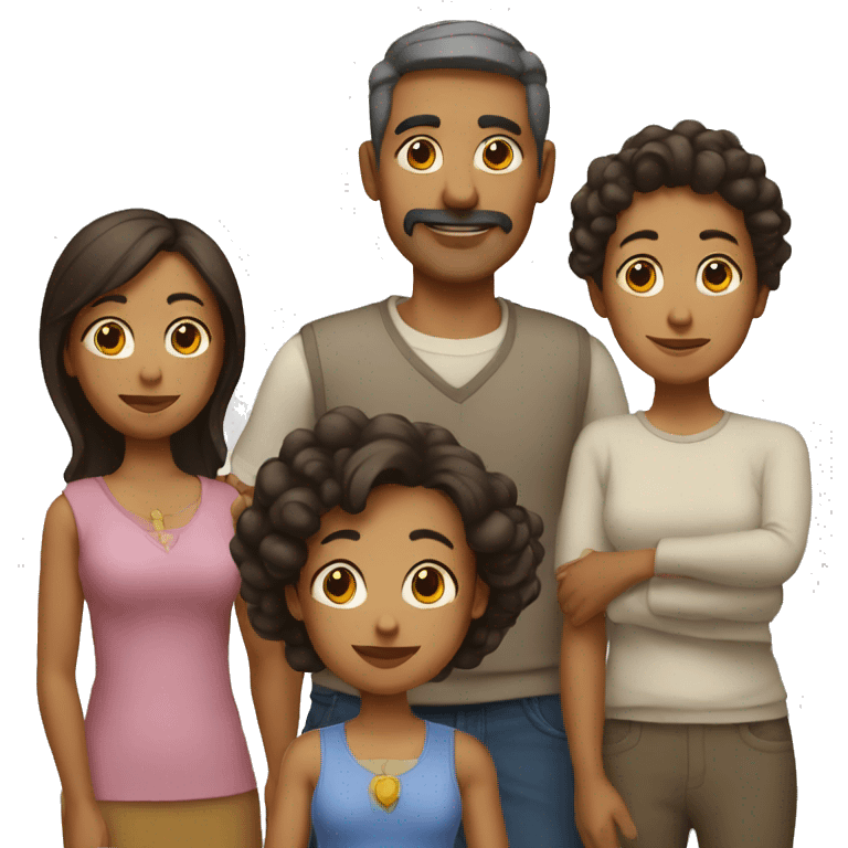 Familia numerosa emoji