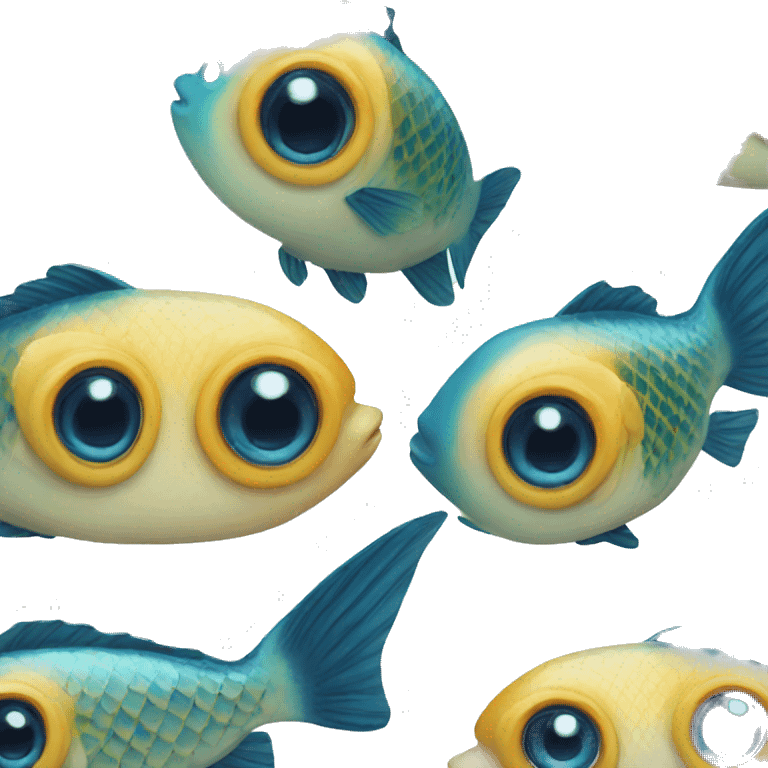 fish with eight eyes emoji