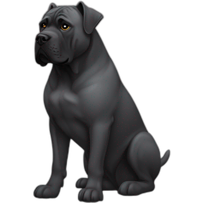 dog Cane Corso in profile emoji