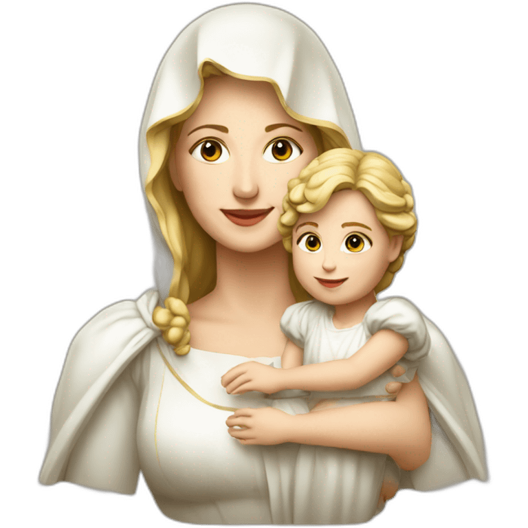 Madona with child emoji