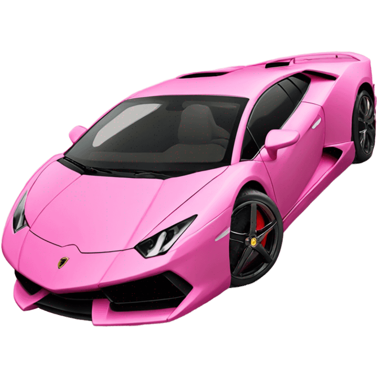 Pink Lamborghini  emoji