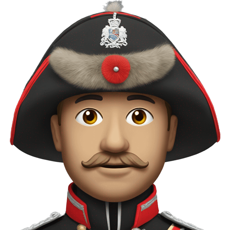 Photorealistic The British red Guardsman with bearskin hat emoji