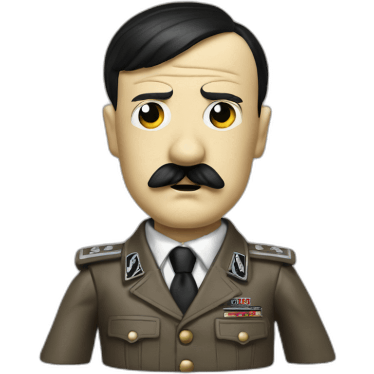 Adolf Hitler robot toy emoji