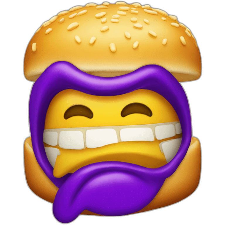 McDonald’s Grimace head emoji