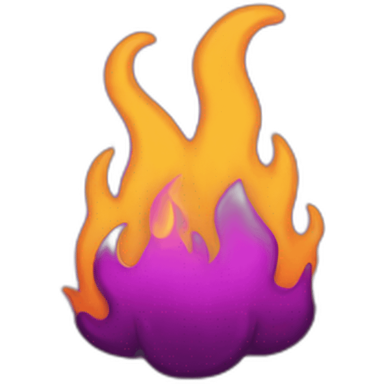 purple fire emoji