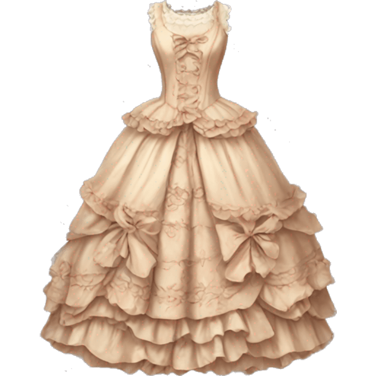 rococo dress emoji