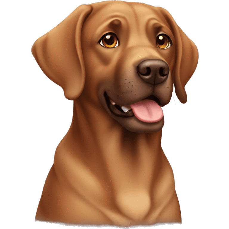 Brown labrador emoji