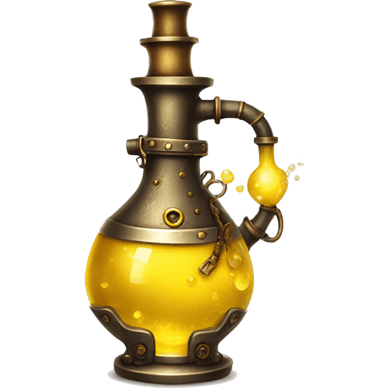 yellow magical steampunk potion emoji