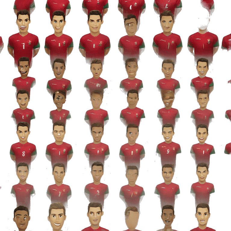 Cristiano Ronaldo With the Portugal jersey  emoji