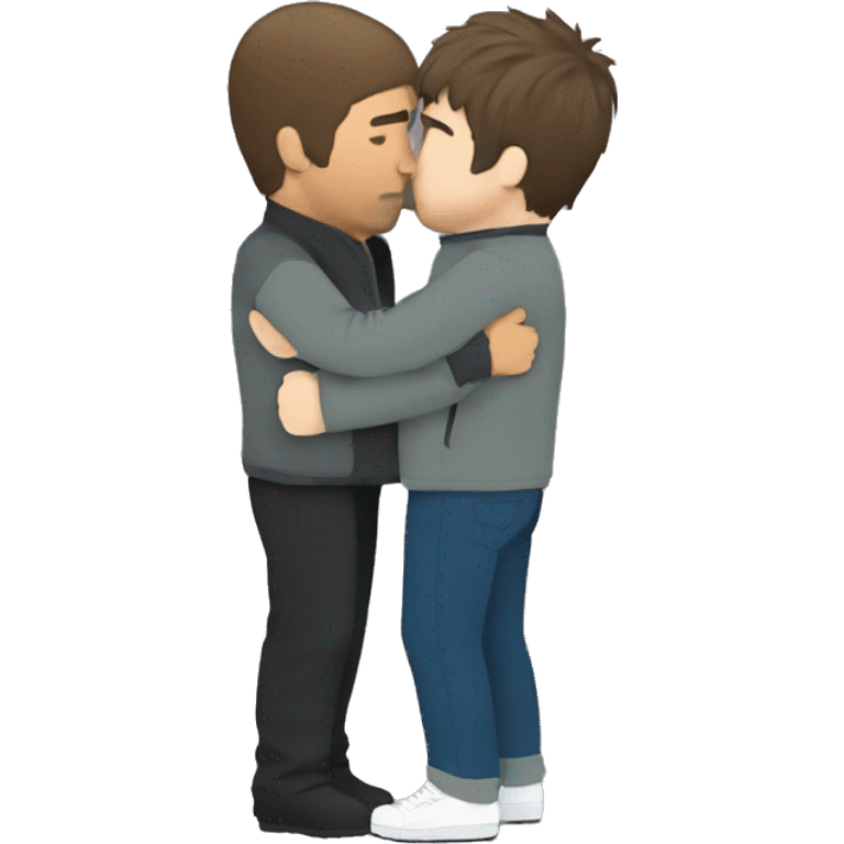 liam and noel gallagher hugging emoji