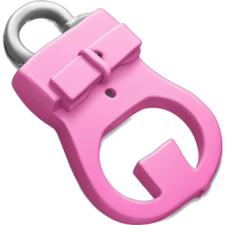 pink handcuffs  emoji