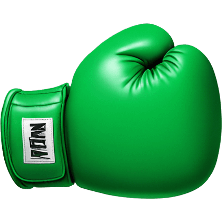 boxing glove green emoji