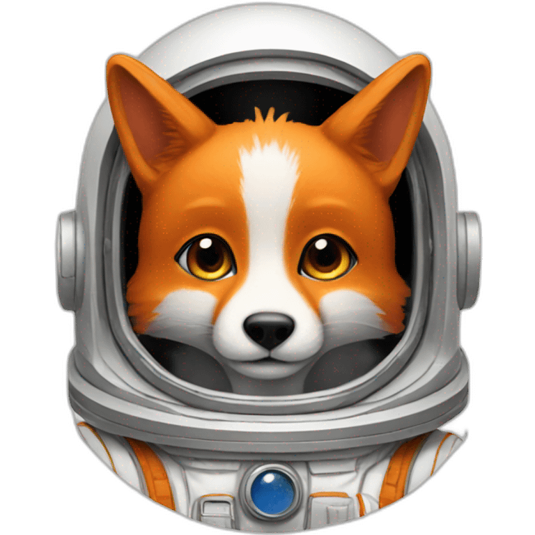 astronaut fox emoji