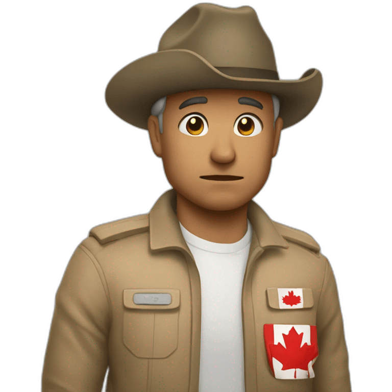 Canada in trouble emoji