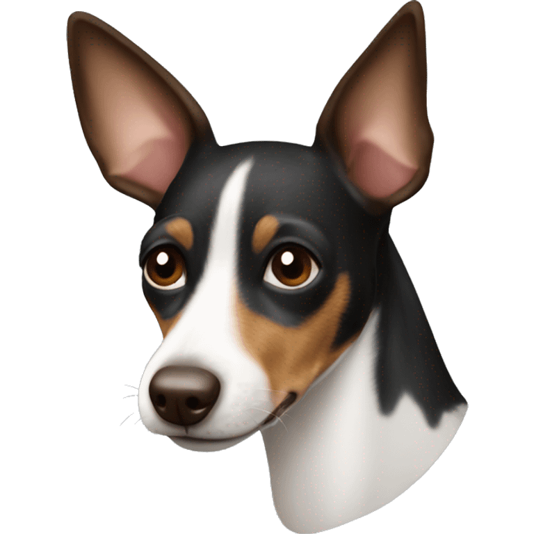 black and brown rat terrier emoji