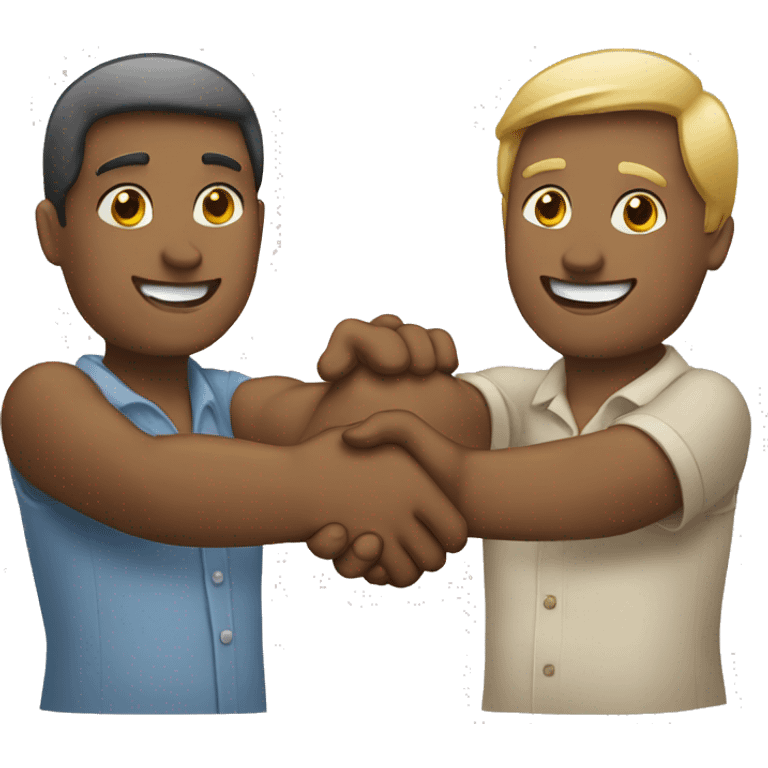 3 way handshake emoji