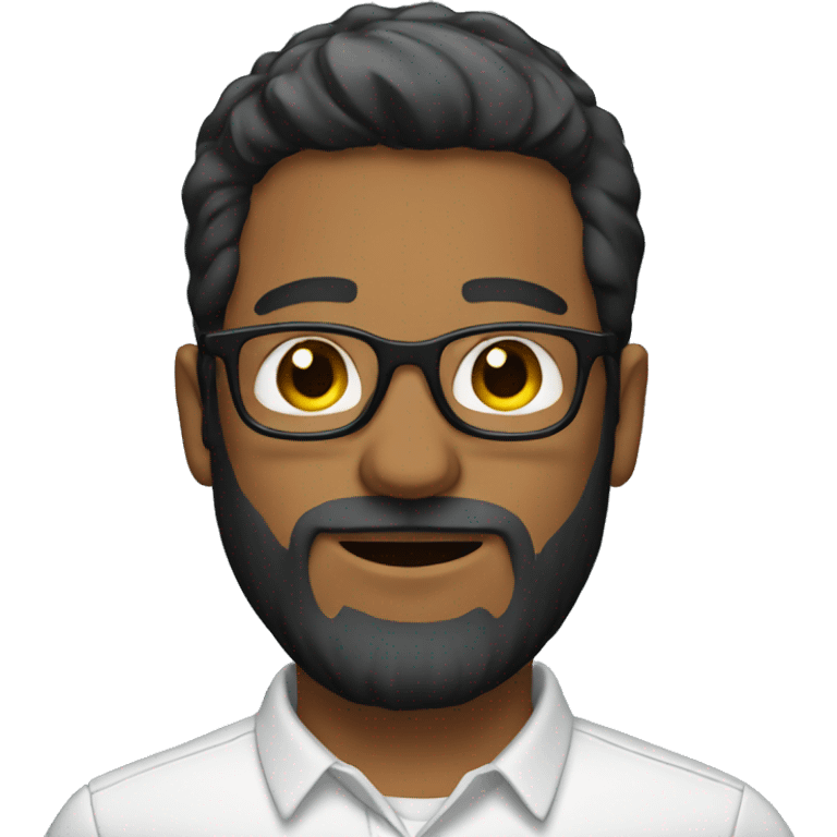 Guy with beard and glasses emoji