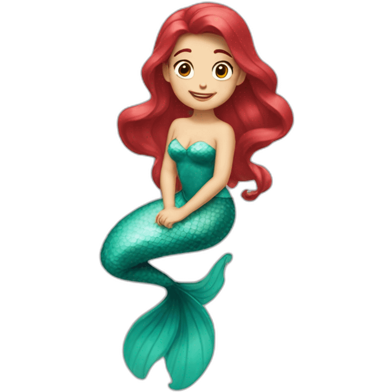 Ariel sirène emoji